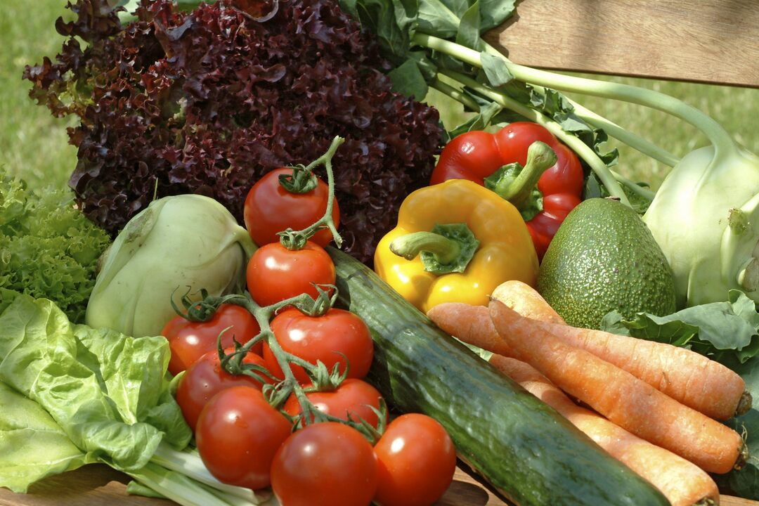 verduras para unha dieta a base de plantas